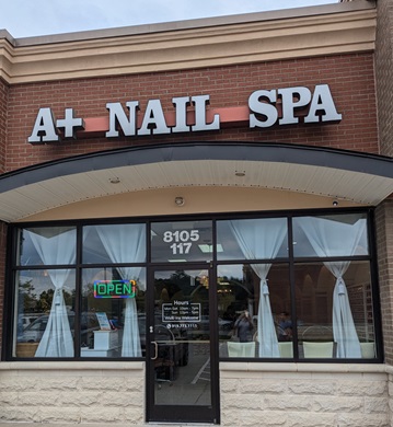 Customer Spotlight – A + Nail Spa