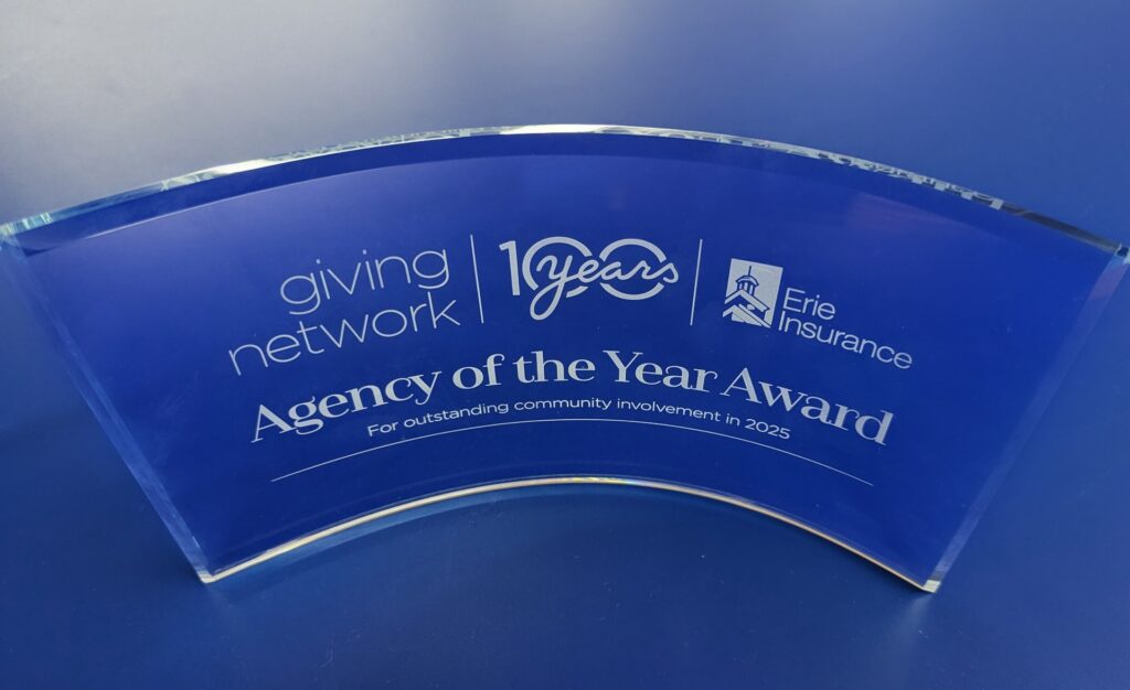 2025 Erie Agency of the year award