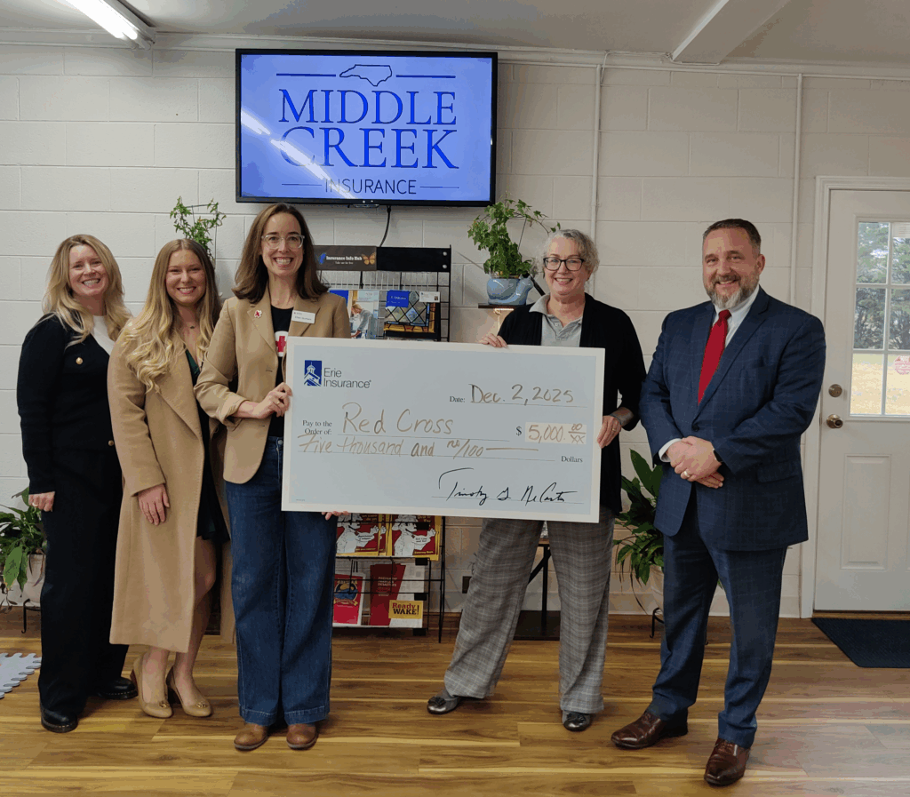 Erie Donation to the American Red Cross