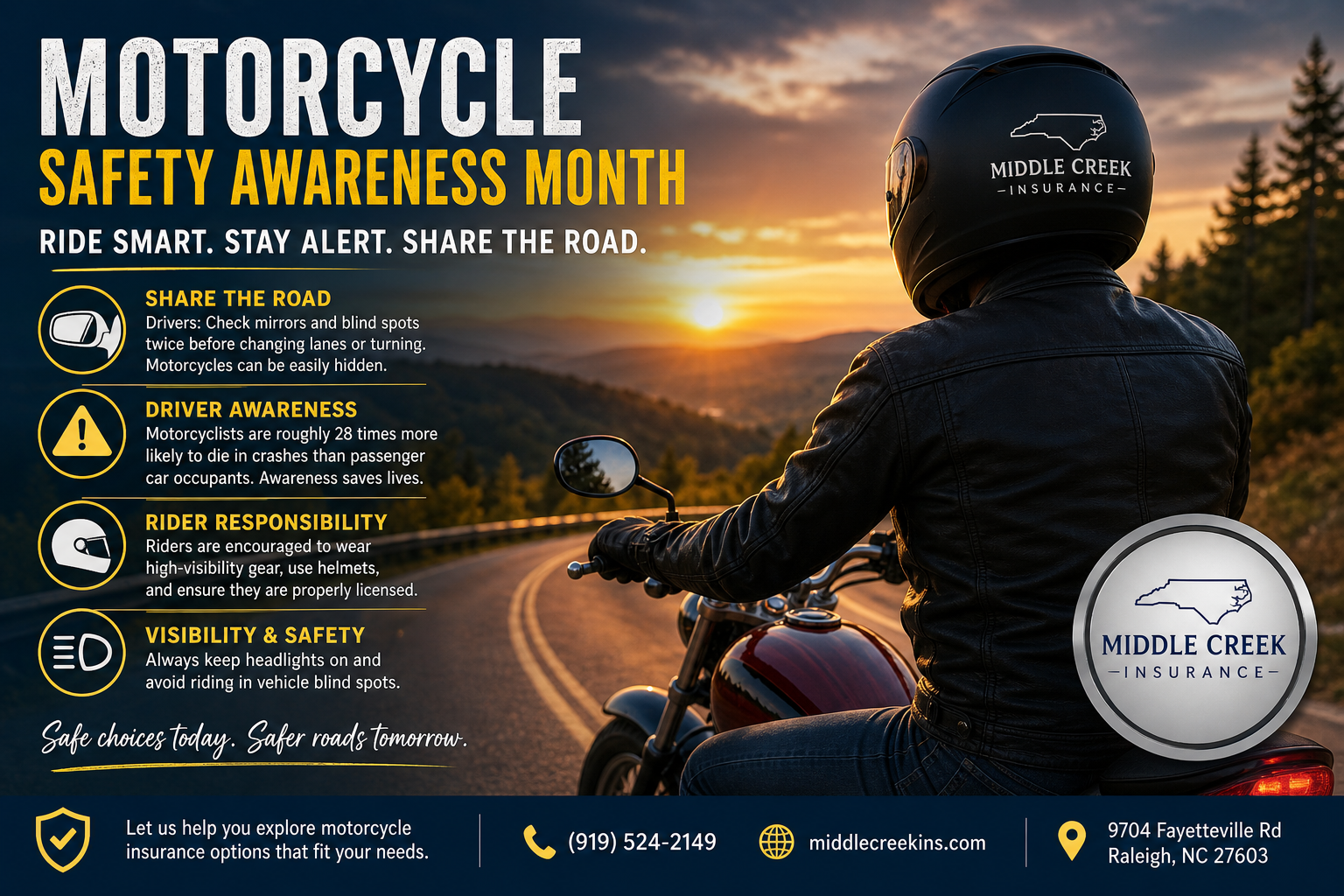 Motorcycle Safety Awareness Month: Ride Smart This Season