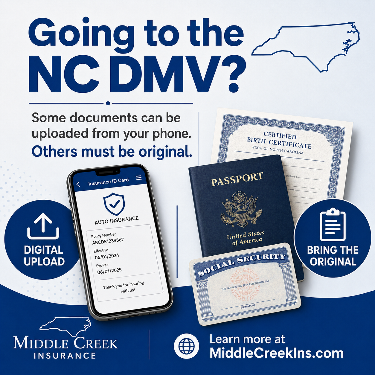 Going to the North Carolina DMV? Know Which Documents Can Be Digital